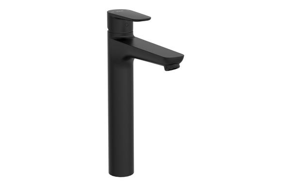 VitrA Flow Soft Tall Basin Mixer - Matt Black